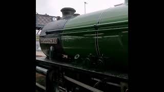 Mayflower Steam Locomotive at Staines Station 5th April 2022 [upl. by Ydahs757]