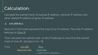 26 calculation of Network addresses [upl. by Ahsekin47]