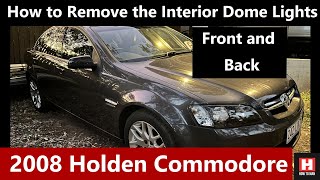 How to Remove the Interior Dome Light on a 2008 Holden Commodore [upl. by Suoicserp]