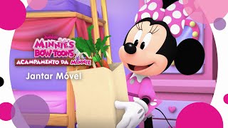 Jantar acelerado  Minnie Bow Toons Acampamento da Minnie [upl. by Isawk]