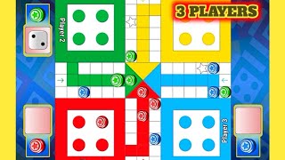 Ludo King 3 Players  Ludo Game in 3 Players  Ludo Game  Ludo Gameplay  429 [upl. by Sisely]