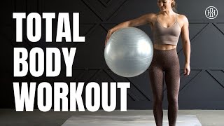 Total Body Stability Ball Workout [upl. by Niamart725]