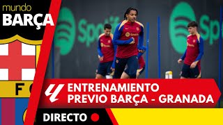 BARÇA EN DIRECTO Entrenamiento previo al partido de LaLiga contra el GRANADA [upl. by Ahsaekal619]