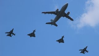 ILA BERLIN AIR SHOW 2016  LUFTPARADE der Bundeswehr  AIR PARADE with 19 Aircraft [upl. by Vivian]