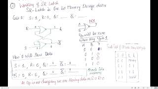 Construction of SR Latch Circuit Using NOR Gates [upl. by Alina]