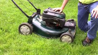 Mowing Height Setting Correct Mowing Height On Lawn Mower [upl. by Alleacim]