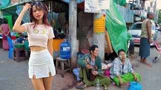 The real street life of Myanmar [upl. by Acillegna]