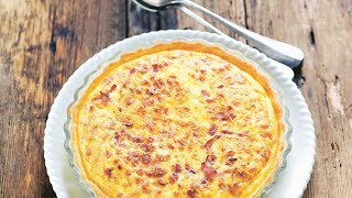 Recette  Quiche lorraine traditionnelle de Laurent Mariotte [upl. by Acinoreb703]