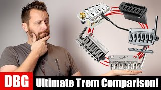 Whats The BEST Trem For Your Stratocaster  Comparing 5 Aftermarket Trems [upl. by Hut]