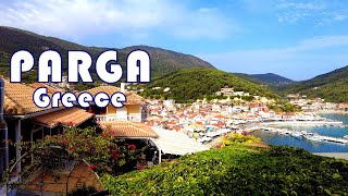 Epirus Greece  Parga Walking Tour in 4K [upl. by Eeralav]