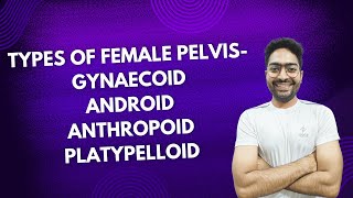 Types of Female Pelvis Gynecoid Android Anthropoid Platypelloid [upl. by Shoifet]