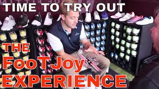 THE FOOTJOY GOLF SHOE FITTING SERVICE Get the right shoes for your golf game [upl. by Adnoryt]