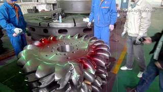 pelton runner machining and testing [upl. by Goodwin292]