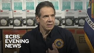 NY Governor Andrew Cuomo demands thousands of ICU beds and ventilators [upl. by Quartas]