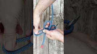 Secret node Very easy to untie How to quickly tie it with your own hands Quick release knots [upl. by Garrett867]