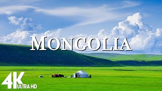 MONGOLIA 4K  Relaxing Music Along With Beautiful Nature Videos 4K Video Ultra HD [upl. by Nuahsar]