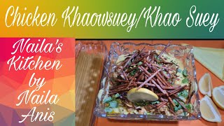 chicken KhaowsueyKhao Suey RecipeNailas Kitchen [upl. by Waxler]