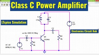 LTSpice Class C Power Amplifier [upl. by Reider594]