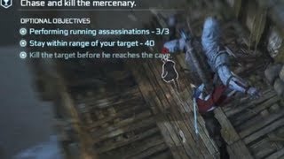 Dead Chests Treasure  Full Sync  running assassinationsKill the target before the cave  AC3 [upl. by Ewen]