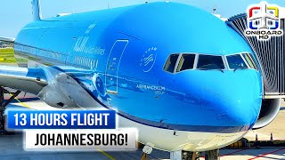 TRIP REPORT  First Time on KLM B777  Amsterdam to Johannesburg  KLM Boeing 777300ER [upl. by Atiluj624]