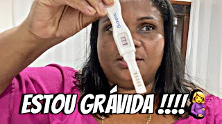 DESCOBRINDO A GRAVIDEZ AOS 42 ANOS 🥹🤰FIQUEI SEM AÇÃO será que tá certo o resultado [upl. by Gavin]