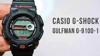 Casio Gshock Gulfman G91001  Titanium metal [upl. by Neellek76]