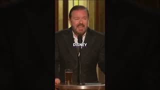 Ricky Gervais Critique of Celebrity Hypocrisy at Golden Globes shorts rickygervais goldenglobes [upl. by Enna]