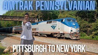 Amtraks Ten Hour Pennsylvanian Route  Pittsburgh to New York [upl. by Ahsimak]