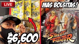 EN VIVO COMPRANDO FIGURAS DE STREET FIGHTER EN BOLSITA Y SAINT SEIYA VINTAGE EN TOKYO [upl. by Sonni511]