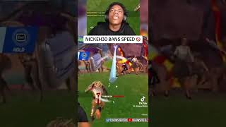 Nickeh30 Ban Ishowspeed shorts youtubeshorts youtube viralvideo viralshorts fyp lol fy like [upl. by Notrom]