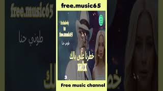 خطرنا على بالك 3  من اغاني طوني حنا مكس غناء دانه  الفرقة العربية  اعداد سامر ابراهيم [upl. by Eilah925]