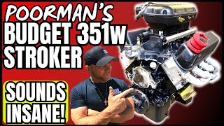 Junkyard 351w Stroker Build SOUNDS INSANE quotTHE FORD 387quot Budget Horsepower [upl. by Otrebcire]