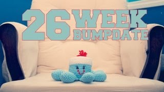 26 WEEK BUMPDATE  Nursery Tearing Belly Button Piercing and Aches and Pains [upl. by Goodwin]