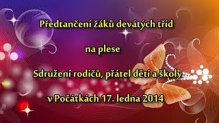 Počátky  předtančení žáků 9 tříd [upl. by Lazar]