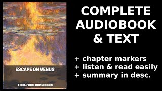 Escape on Venus ❤️ By Edgar Rice Burroughs FULL Audiobook [upl. by Nobie]