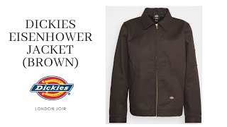 Dickies Eisenhower Jacket  Brown Unlined  Review amp Try On [upl. by Nylinnej764]