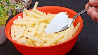 Le Secret des Pommes de terre Croustillantes et Sèches‼️👌 Recette des FRITES Parfaites  Make fries [upl. by Belcher42]