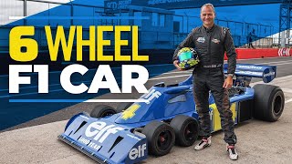 Driving the INFAMOUS 6WHEELED F1 car  Tyrrell P34 I Formula 1  Ben Collins I 4K [upl. by Kipp]