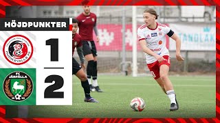 Hudiksvalls FF vs FC Järfälla  1  2   Höjdpunkter [upl. by Annaynek]