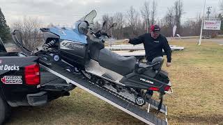 Dockmaster Wheeled Snowmobile Ramp [upl. by Itnaihc]