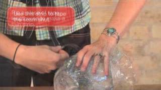 How to Create a Tape Sculpture  Plastic Wrap Method [upl. by Odilia]