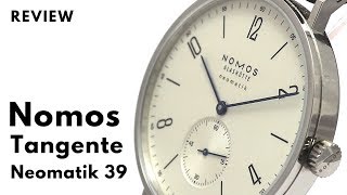 I Was WRONG Nomos Tangente Neomatik 39 Watch Review [upl. by Nyliak]