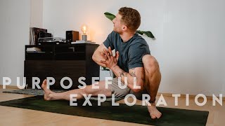 Purposeful Exploration  30 Minute Intermediate Vinyasa Flow [upl. by Ellehcsar]