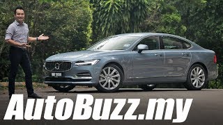 Volvo S90 T8 Inscription Plus PHEV review  AutoBuzzmy [upl. by Ninazan]