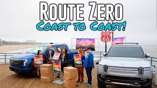 Route Zero  Electric car road trip kickoff on Route 66 with Ed Begley Jr [upl. by Nissie]