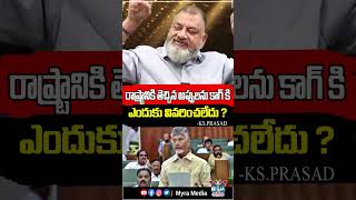 తెచ్చిన అప్పును కాగ్ కి ఎందుకు వివరించలేదు    ksprasad apassembly apbudget2024 shorts [upl. by Temirf]