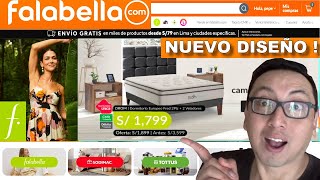 COMO COMPRAR ONLINE en falabellape  NUEVO DISEÑO 2024 [upl. by Ielhsa]