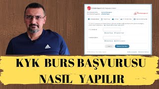 KYK BURS BAŞVURUSU NASIL YAPILIR Bunlara Dikkat [upl. by Nairrad]