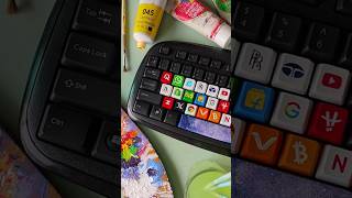 customising keyboard part 19 art acrylic drawing acrylicpainting artist painting acrylicpaint [upl. by Ingemar]