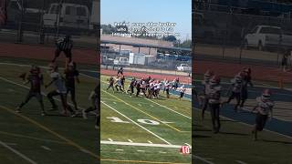 Little brother cheers on big brother at his football game  54🥹football youthfootball [upl. by Joshi]